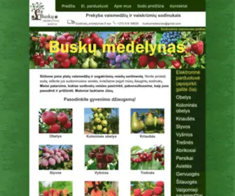 Buskumedelynas.lt(Buskų medelynas Babtai) Screenshot