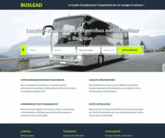 Buslead.be(Location d’autocar) Screenshot