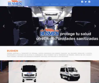 Busmen.com(Busmen &mid; CompaÃ±Ã­a lÃ­der en transporte de personal) Screenshot