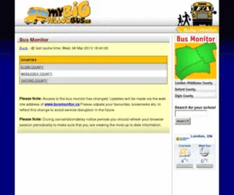 Busmonitor.ca(Busmonitor) Screenshot