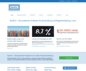 Buspro.ch(BusPro Buchhaltungsprogramm) Screenshot