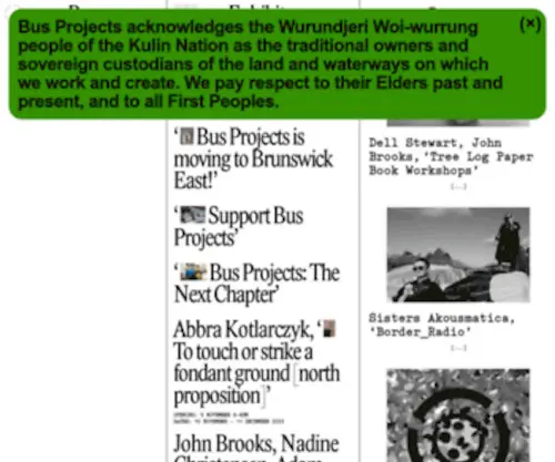 Busprojects.org.au(Bus Projects) Screenshot