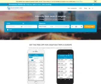 Busradar.com(Intercity bus search engine) Screenshot