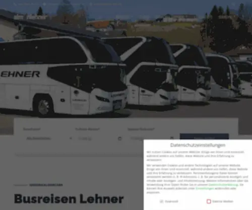 Busreisen-Lehner.at(Busreisen Lehner) Screenshot