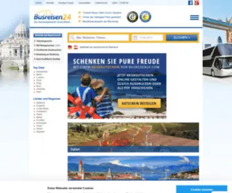 Busreisen24.com(Busreisen und Busfahrten ab Deutschland) Screenshot