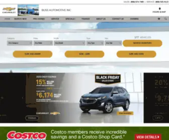 Bussautos.com(Buss Automotive Inc in SHAWANO) Screenshot