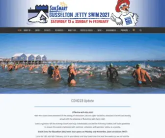 Busseltonjettyswim.org.au(Busselton Jetty Swim) Screenshot