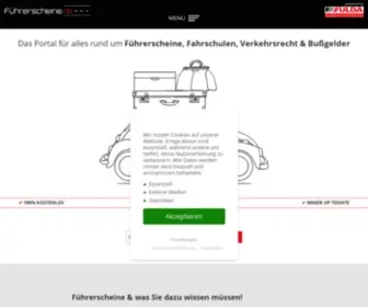 Bussgeldkatalog-Mpu.de(Führerscheine) Screenshot