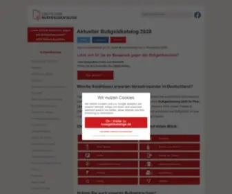 Bussgeldkataloge.eu(Offizieller) Screenshot