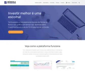 Bussoladoinvestidor.com.br(Bússola do Investidor) Screenshot