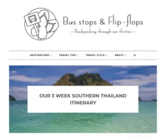 Busstopsandflipflops.com(Bus stops & Flip) Screenshot