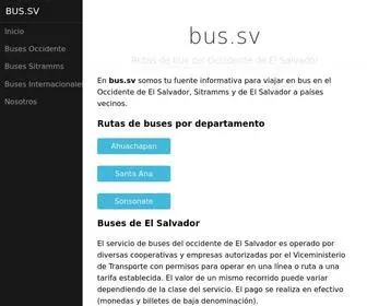 Bus.sv(Rutas de bus de El Salvador) Screenshot