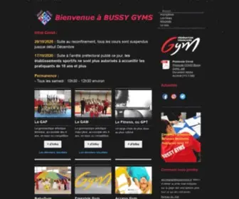 Bussygyms.fr(Bussy Gyms) Screenshot