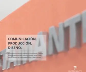 Bustamanteprod.com.ar(Agencia de Publicidad y Diseño) Screenshot