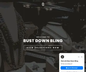 Bustdownbling.com(Bust Down Bling Custom Jewelry & Grillz) Screenshot