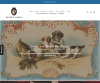 Busteranddickens.com(Buster and Dickens Pet Shoppe) Screenshot