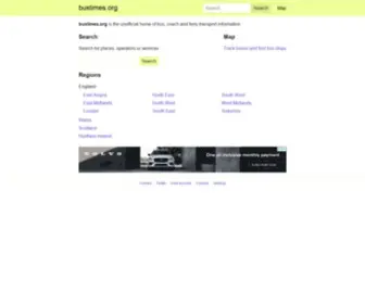 Bustimes.org(bustimes) Screenshot