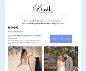 Bustlebatonrouge.com(Wedding dresses in Baton Rouge) Screenshot