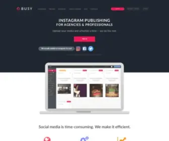 Busy.io(BUSY is a professional social) Screenshot