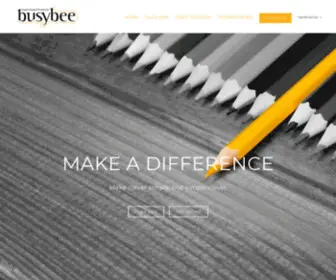 Busybee.be(Graphic Design & Production) Screenshot