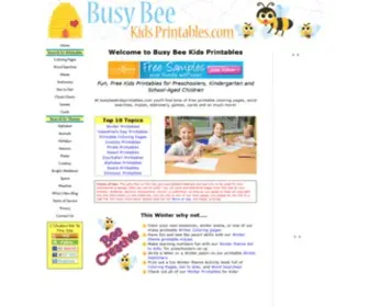 Busybeekidsprintables.com(Busy Bee Kids Printables) Screenshot