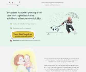 Busybees.ro(Busy Bees pentru parintii care insista pe dezvoltarea echilibrata a copilului) Screenshot