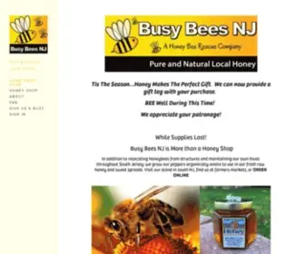 Busybeesnj.com(A Honey Bee Rescue Company) Screenshot