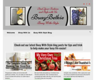 Busybethie.com(Busy With Style) Screenshot