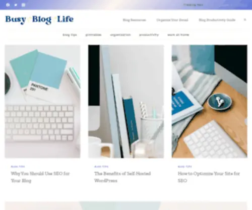 Busybloglife.com(Busy Blog Life) Screenshot