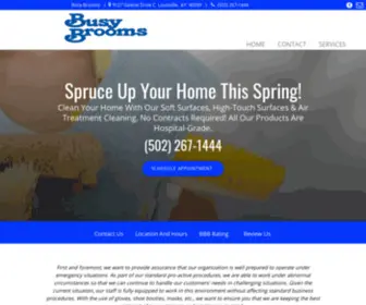 Busybroomslouisvilleky.com(House Cleaning Louisville KY) Screenshot