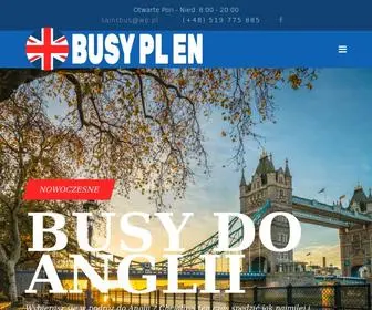 Busydo-Anglii.pl(Jesteśmy firmą świadczącą usługi przewozów busami na trasie Polska) Screenshot