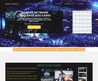 Busygamers.com(Compete in Dota 2) Screenshot