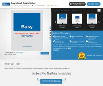 Busyinfotech.in(Busy Infotech Private Limited) Screenshot