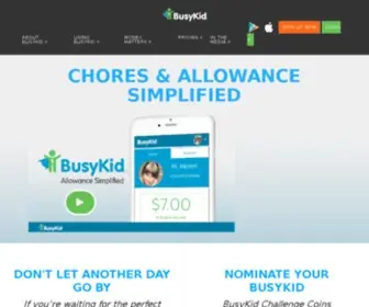 Busykid.com(Debit Cards For Kids) Screenshot