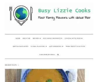 Busylizziecooks.com(Easy recipes for busy people) Screenshot