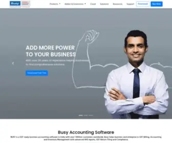 Busywinsoftware.com(Best Financial Accounting Software in India) Screenshot