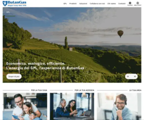 Butangas.it(Homepage) Screenshot