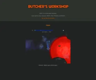 Butchersworkshop.com(Butcher's workshop) Screenshot