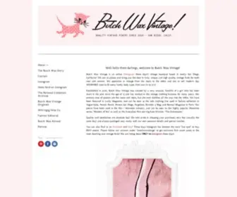 Butchwaxvintage.com(Butchwaxvintage) Screenshot