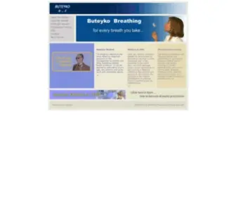 Buteyko.com(All you need to know about Buteyko eucapnic breathing method) Screenshot