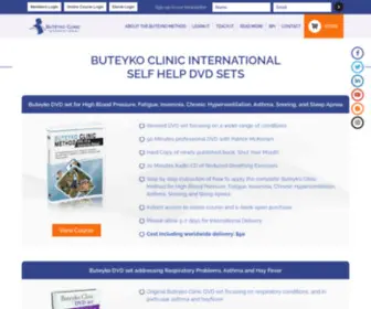 ButeykoDVD.com(Buteyko Clinic International) Screenshot