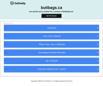 Butibags.ca(Buti Bags Canada) Screenshot