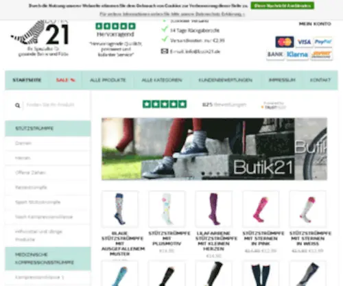 Butik21.de(Butik 21) Screenshot