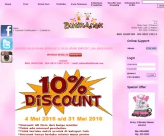 Butikanak.com(Grosir Baju Anak Branded) Screenshot