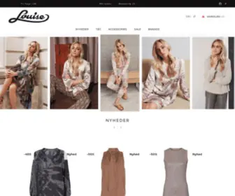 Butiklouise.dk(Butik Louise) Screenshot