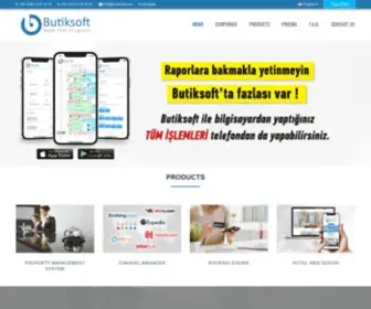 Butiksoft.com(Butiksoft Hotel Software) Screenshot