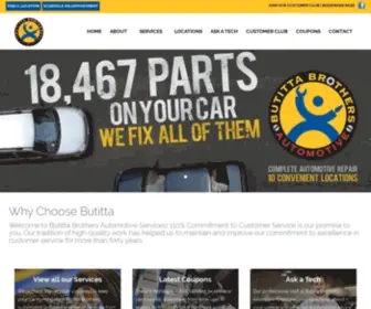 Butitta.com(Butitta Brothers Automotive Repair Home) Screenshot