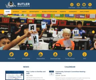 Butler53.com(Butler District 53) Screenshot