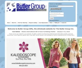 Butlergroupgifts.com(The Butler Group) Screenshot