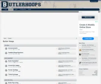 Butlerhoops.com(Butler Hoops) Screenshot